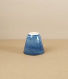Japanese Ceramic Sake Cup 'Folklore', Indigo