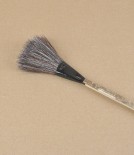 Bamboo and goat hair foundry dusting brush