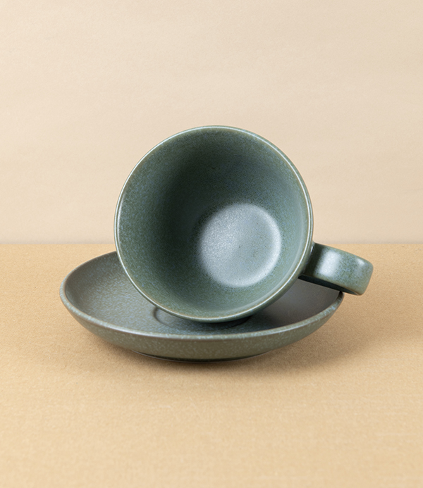 Japanese Porcelain "Francisco" Cup & Saucer, Blue