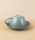 Japanese Porcelain "Francisco" Cup & Saucer, Blue