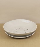 Poterie Digoin Berry Dish & Saucer