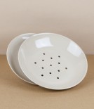 Poterie Digoin Berry Dish & Saucer