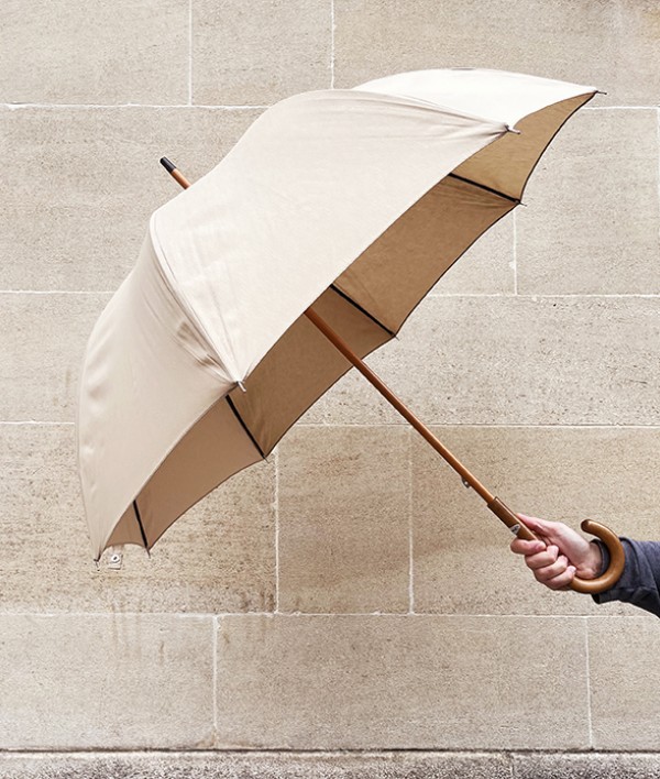 French Fit-Up Umbrella-Parasol, Natural