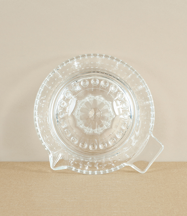 Citrus Juicer, Pressed Glass, France