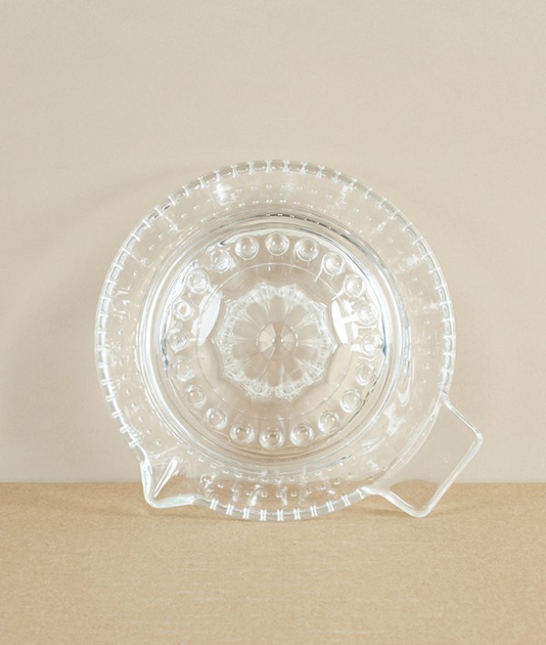 Citrus Juicer, Pressed Glass, France