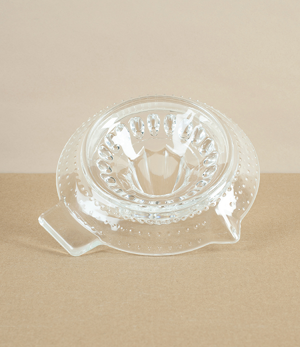 Citrus Juicer, Pressed Glass, France