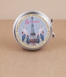 Eiffel Tower tin of no.5 dressmaker pins