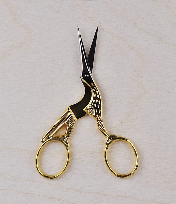 French Stork Embroidery Scissors