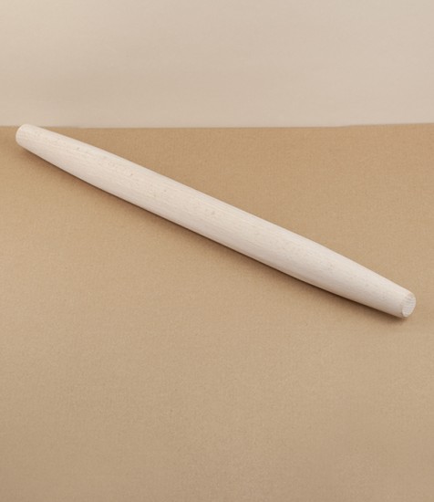 French-style tapered rolling pin, beechwood