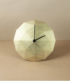 Sand Cast Brass 'I-Hada' Wall Clock
