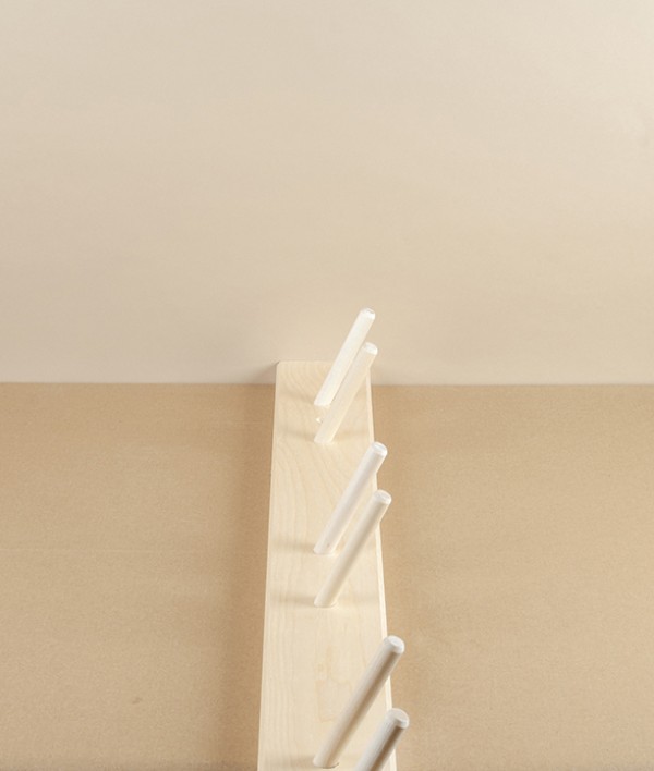 Garden Tool Hanging Rack, Birch Wood