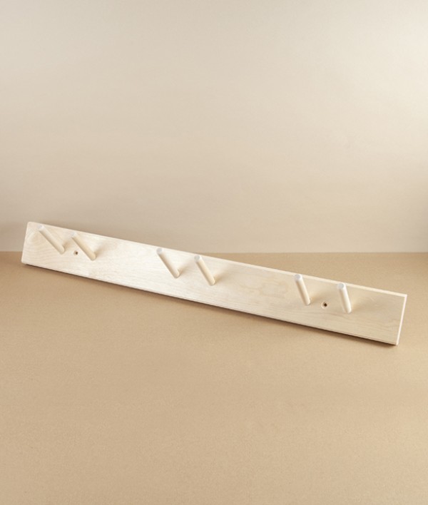 Garden Tool Hanging Rack, Birch Wood