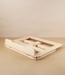 German Folding Bookstand, Beech Wood