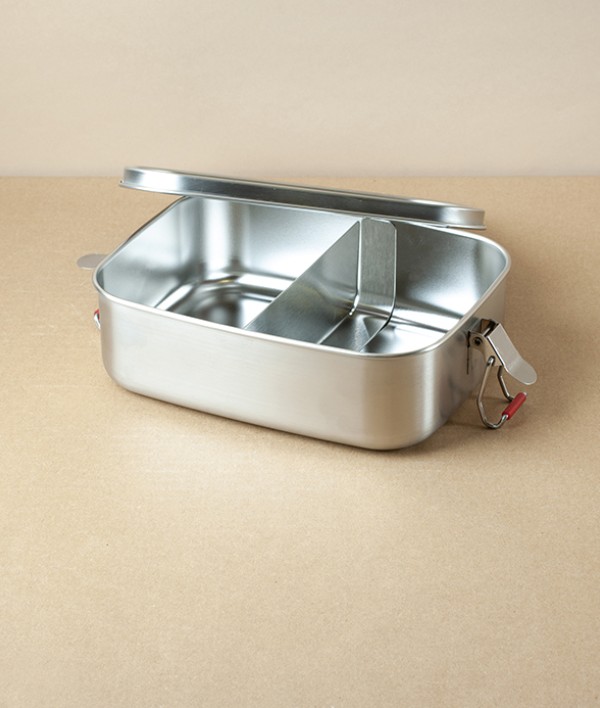 Stainless Steel Lunch Box with Removable Divider