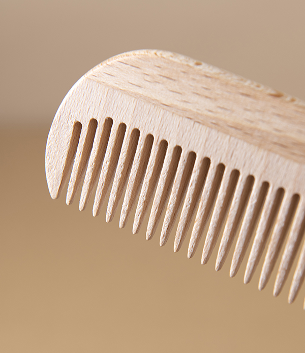 Pocket or Travel Comb, Beechwood