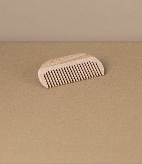 Pocket or Travel Comb, Beechwood