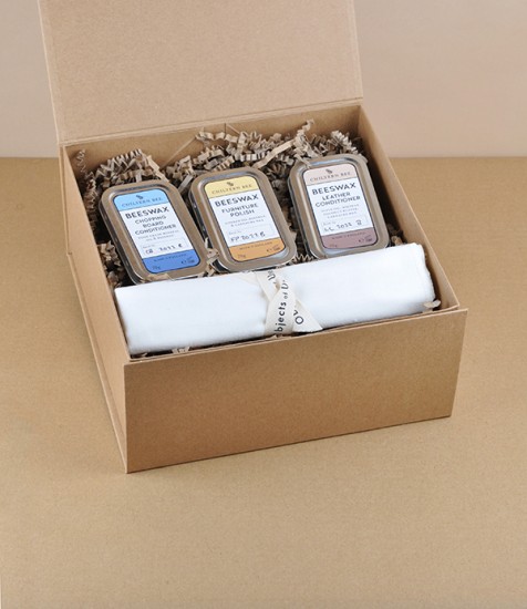 English Beeswax Household Care Set