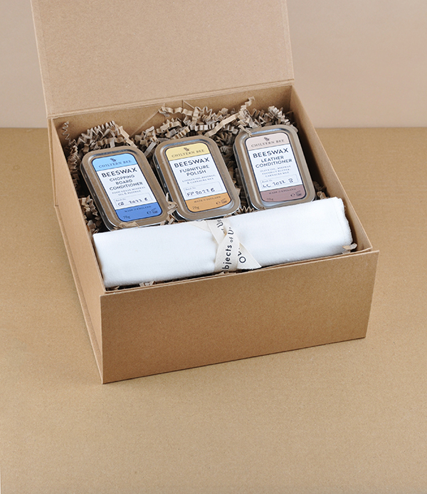 English Beeswax Household Care Set