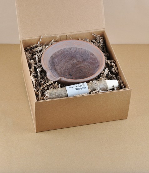 Iwami-style grinding bowl, gift set