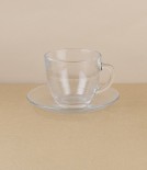 Duralex Gigogne Teacup & Saucer, 22cl 