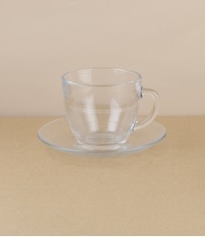 Duralex Gigogne Teacup & Saucer, 22cl 