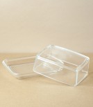 Rectangular Glass Butter Dish