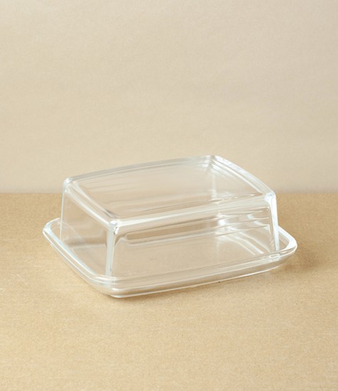 Rectangular Glass Butter Dish