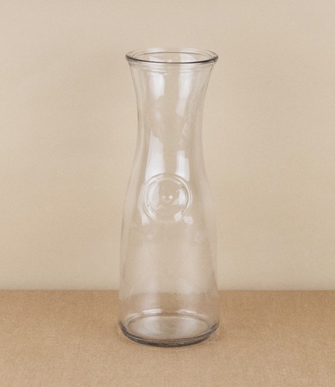 Glass carafe for water or wine, 0.5l