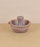 Hand-Thrown Grinding Bowl for Spices and Dressings