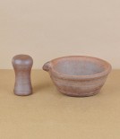 Hand-Thrown Grinding Bowl for Spices and Dressings