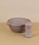 Hand-Thrown Grinding Bowl for Spices and Dressings