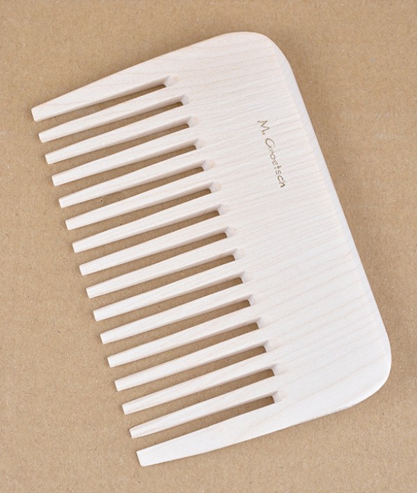 Groetsch Wooden Curl Comb, 12cm, Maple Wood