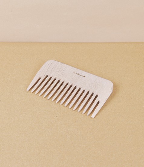 Groetsch Wooden Curl Comb, 12cm, Maple Wood
