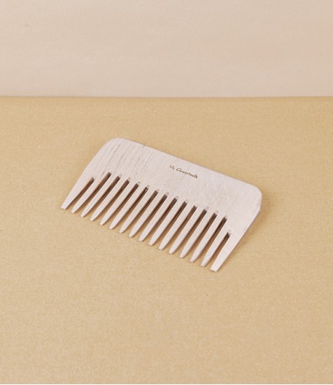 Groetsch Wooden Curl Comb, 12cm, Maple Wood