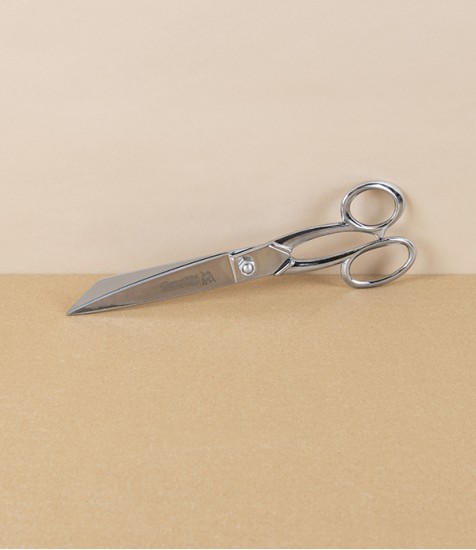 Gruffé French Tailor’s Shears, Chrome Plated, 9”