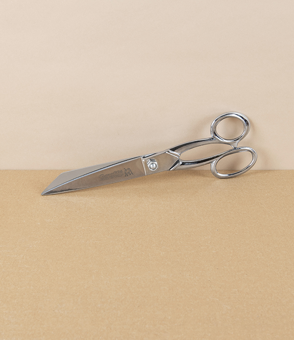 Gruffé French Tailor’s Shears, Chrome Plated, 9”