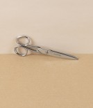 Gruffé Left-Handed Household Scissors, All Nickel-Plated, 6”