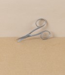Gruffé Italian Left-Handed Cuticle Scissors, Stainless Steel