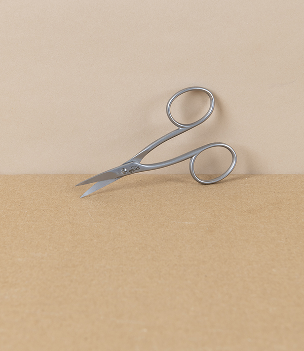 Gruffé Italian Left-Handed Cuticle Scissors, Stainless Steel