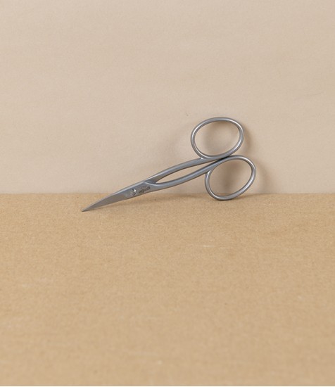 Gruffé Italian Left-Handed Cuticle Scissors, Stainless Steel