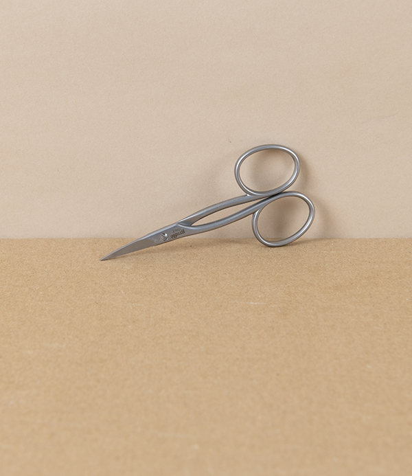 Gruffé Italian Left-Handed Cuticle Scissors, Stainless Steel