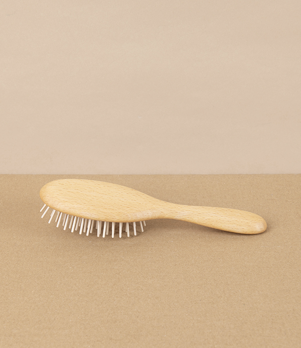 Hairbrush for Children, Beech & Rounded Hornbeam Pins