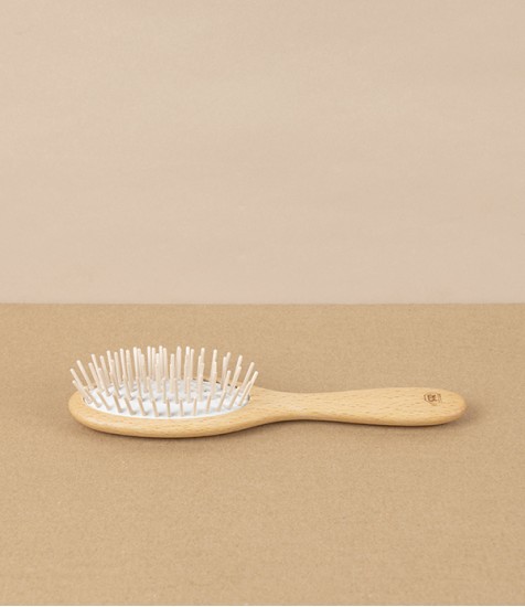 Hairbrush for Children, Beech & Rounded Hornbeam Pins