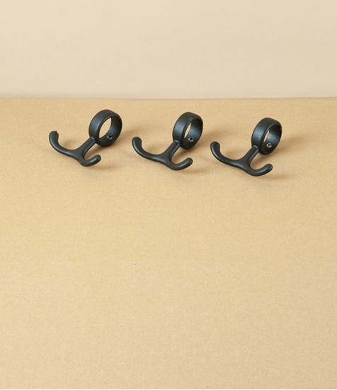 Anchor Hooks for Swedish Hallway Rack, Black