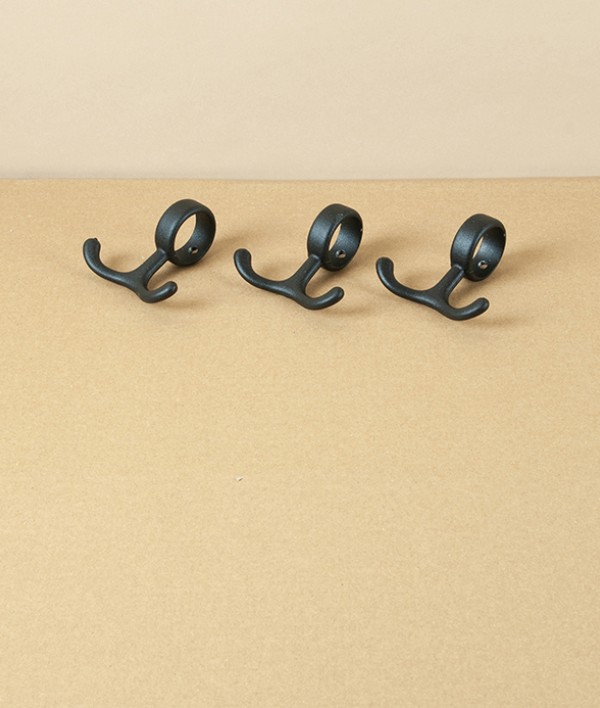 Anchor Hooks for Swedish Hallway Rack, Black