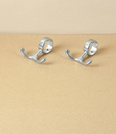Anchor Hook for Swedish Hallway Rack, Aluminium, Pair