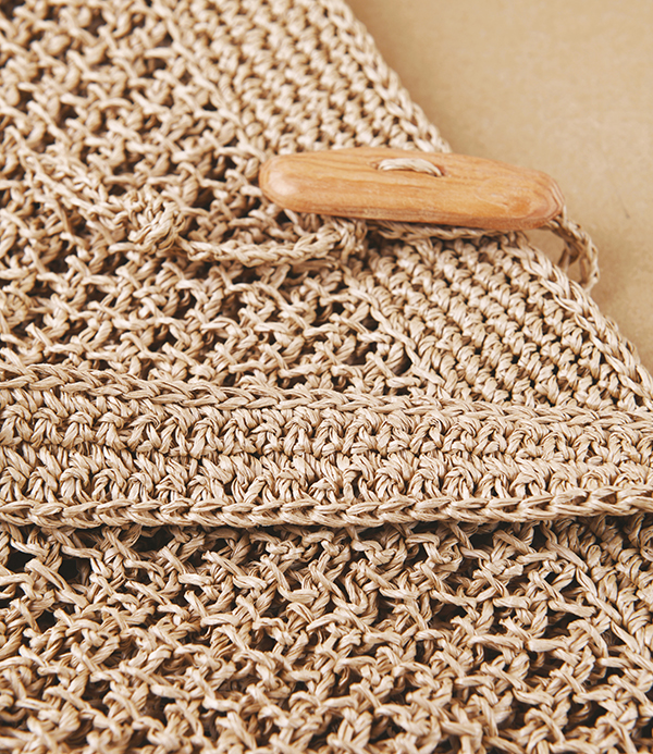 Japanese Hand-Crocheted Shoulder Bag, Sasawashi