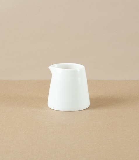 Mihaly Herczeg Hand Thrown Small Pourer, White