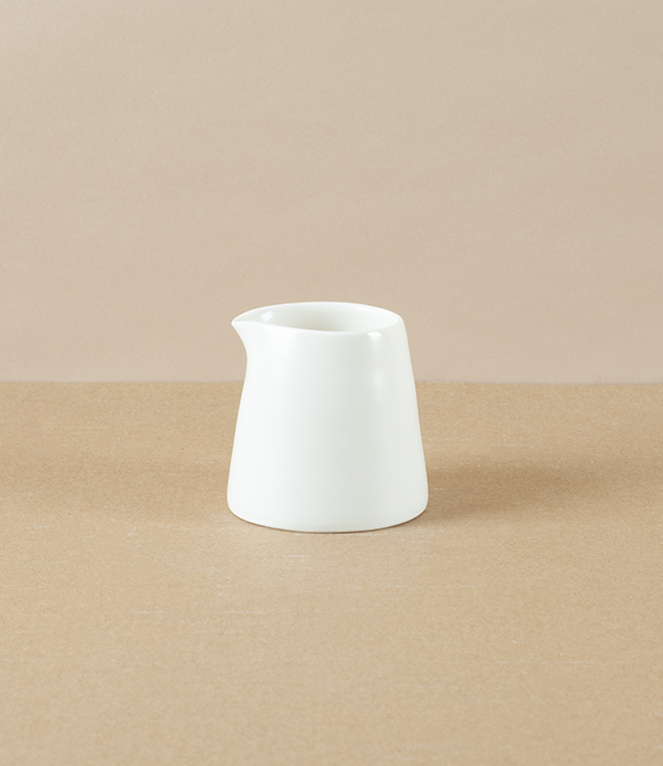 Mihaly Herczeg Hand Thrown Small Pourer, White