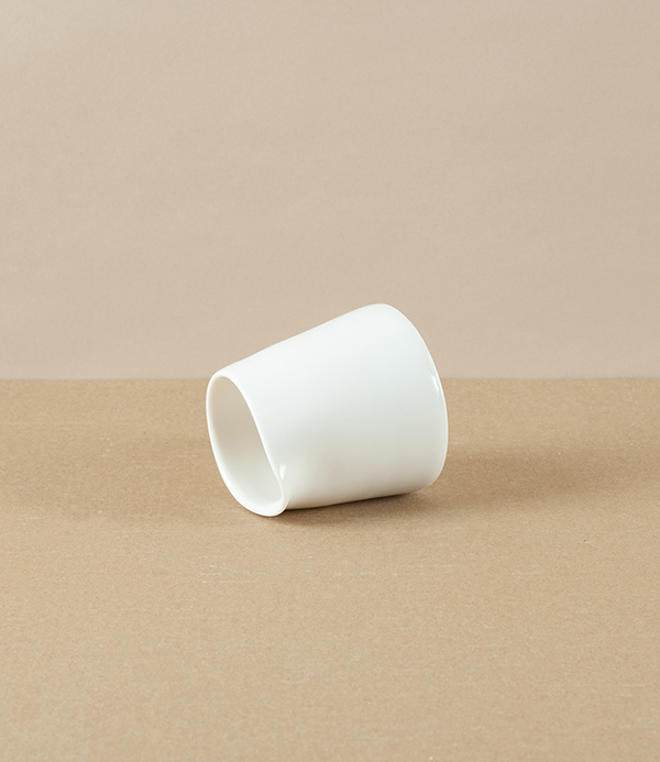 Mihaly Herczeg Hand Thrown Small Pourer, White